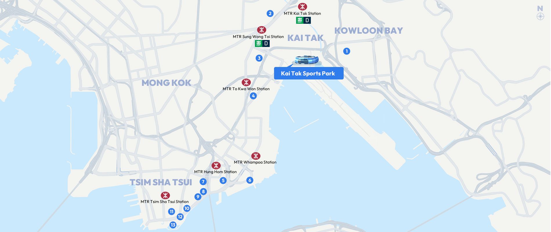 map of hotels
