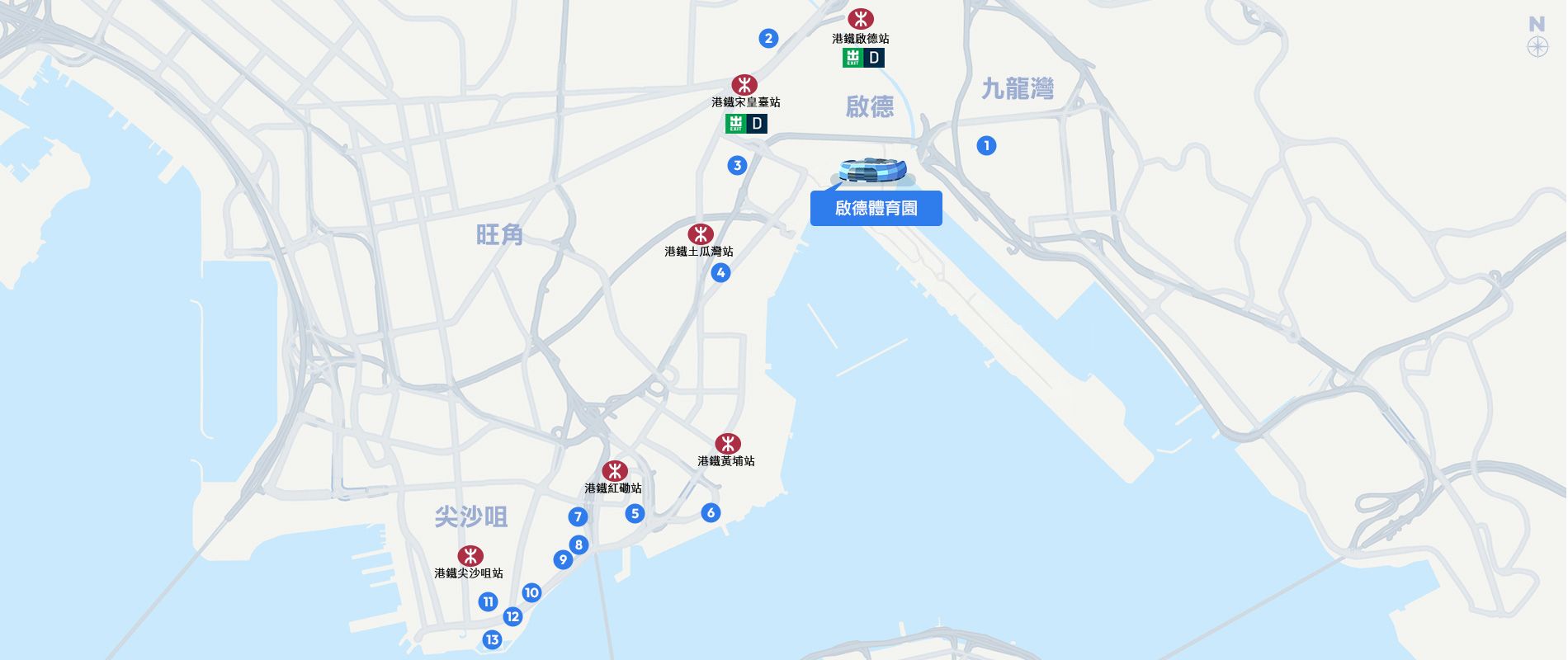 酒店地圖
